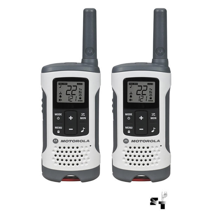 Par de Handies Motorola T260 40 KM - 22 Canales