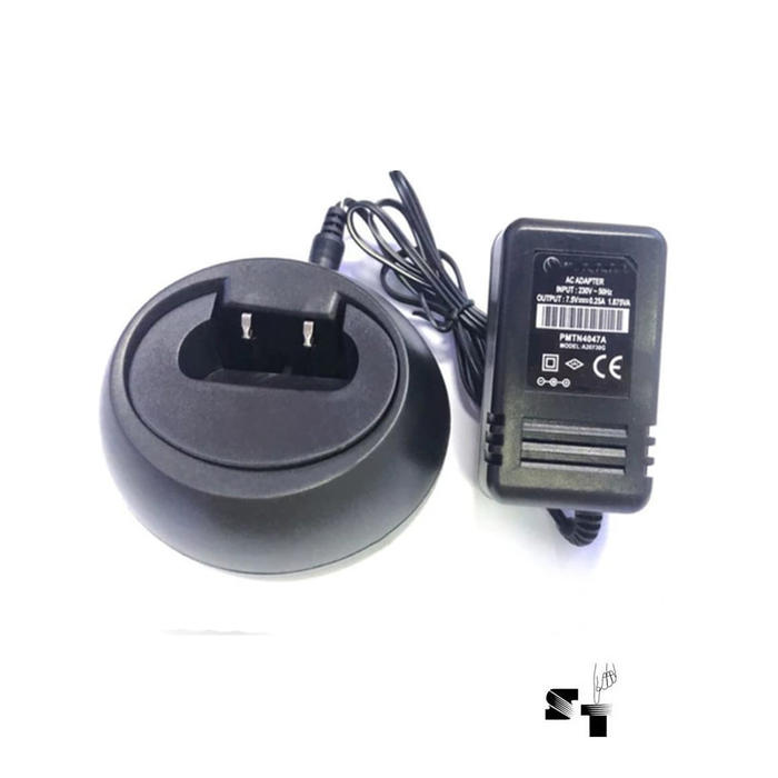 Base para carga de bateras + fuente 220v