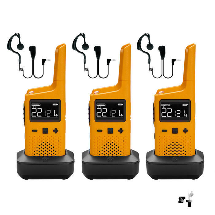 Trio de Handies Motorola T380 40 KM - Modelo Nuevo