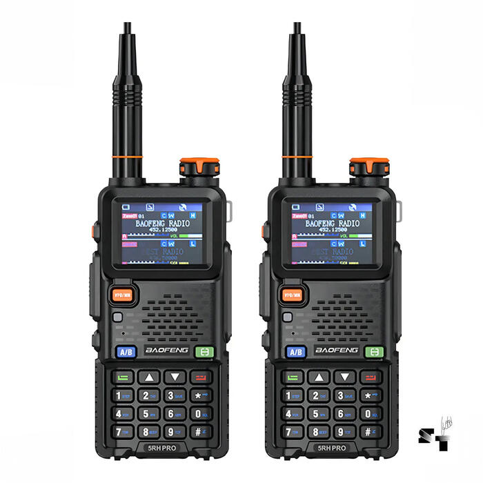 Par de Handie Baofeng UV5RH 10w Uhf Vhf FM - CON FUENTE -