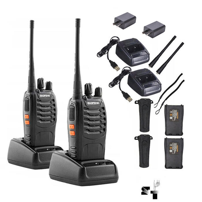 Par de Handies Baofeng BF-888S Uhf Recargable