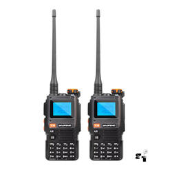 Par de Handies Baofeng UV-K61 Uhf 15 W Recargable 