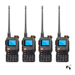 Cuatro Handies Baofeng UV-K61 Uhf 15 W Recargable 