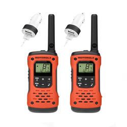 Par de Handies Motorola T605 Sumergibles 56KM 22 Canales